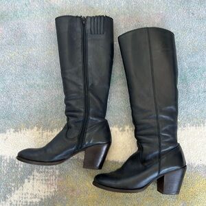 Seychelles Black stacked heel knee high boots (8.5)